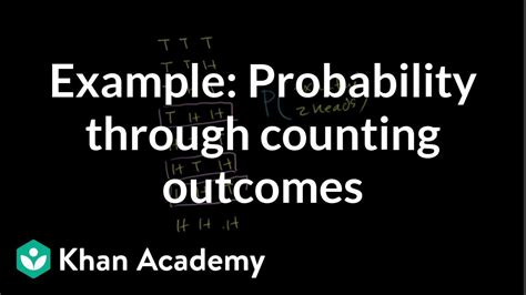 kahn academy probability|Probability with counting outcomes (video) .